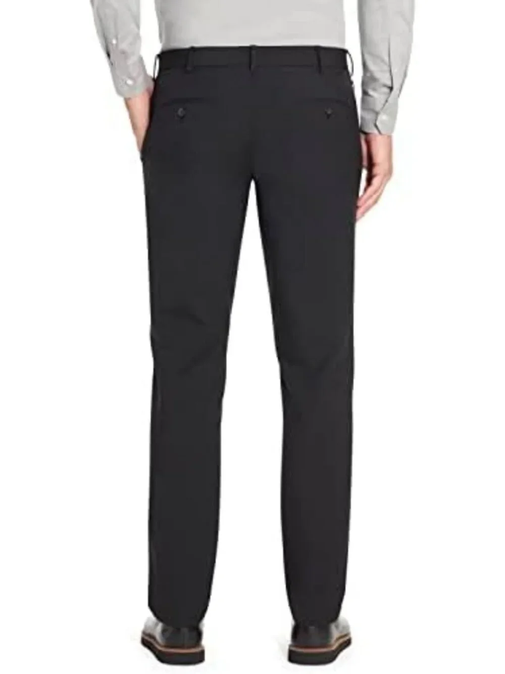 Men's Slim Fit Flex Flat Front Pants - Comfortable, Stylish, Versatile Trousers